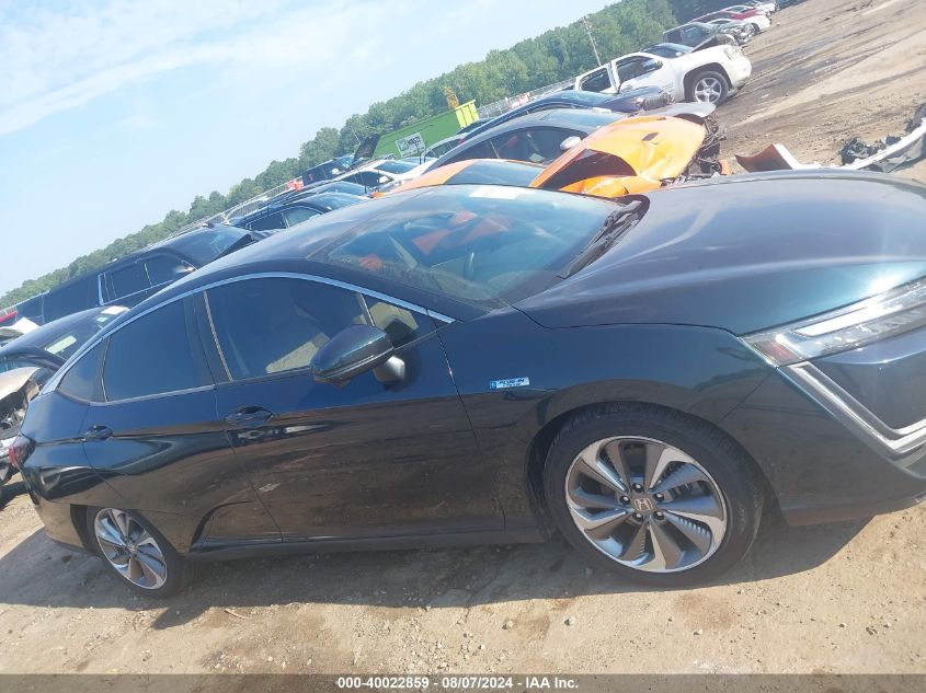 2018 Honda Clarity Plug-In Hybrid VIN: JHMZC5F18JC021012 Lot: 40022859