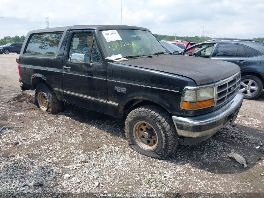 1996 Ford Bronco U100 VIN: 1FMEU15H3TLB78952 Lot: 40022868