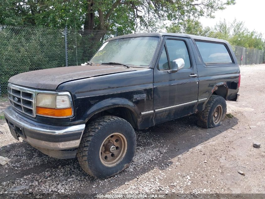 1996 Ford Bronco U100 VIN: 1FMEU15H3TLB78952 Lot: 40022868