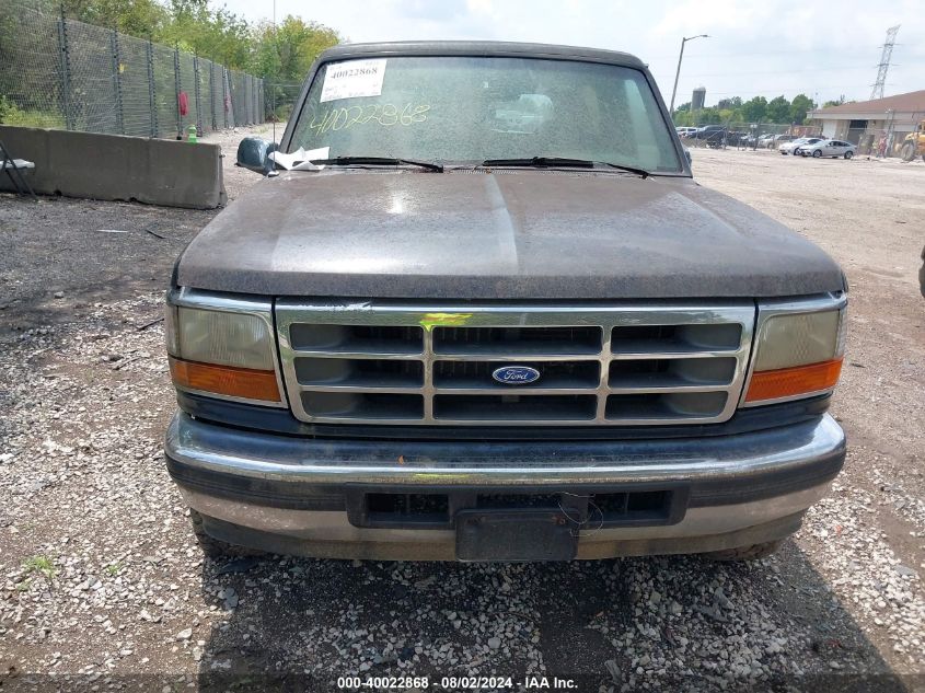 1996 Ford Bronco U100 VIN: 1FMEU15H3TLB78952 Lot: 40022868