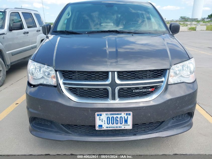 2019 Dodge Grand Caravan Se VIN: 2C4RDGBG2KR646857 Lot: 40022931