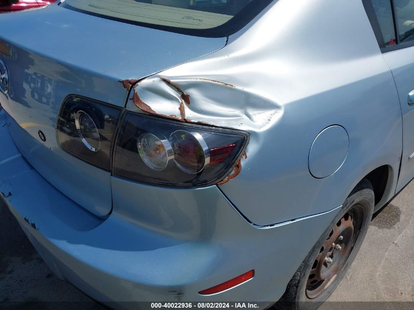 2007 Mazda Mazda3 I Sport VIN: JM1BK12F771650927 Lot: 40022936