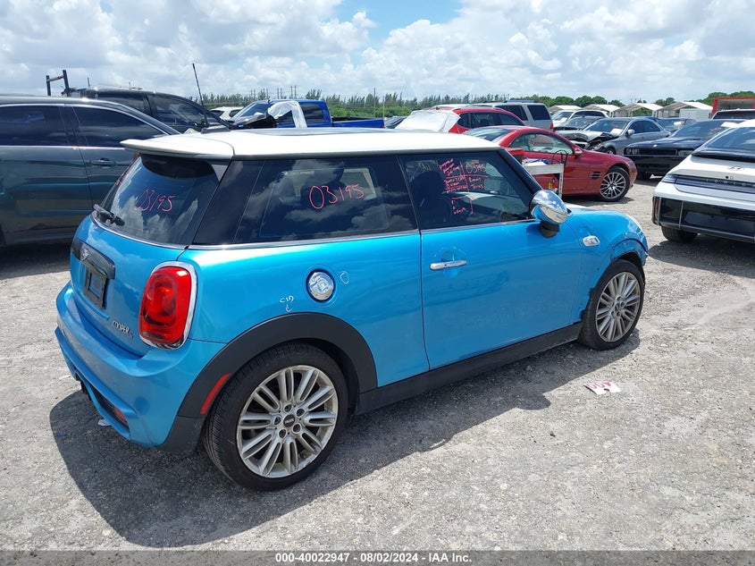 2015 Mini Hardtop Cooper S VIN: WMWXP7C56F2A37349 Lot: 39978911