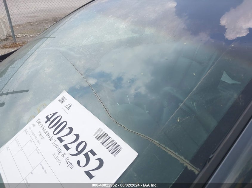 2011 Nissan Altima 2.5 S VIN: 1N4AL2AP1BN434846 Lot: 40022952