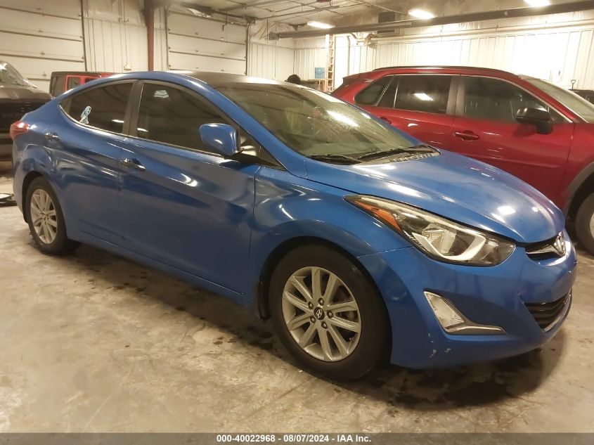 5NPDH4AE5GH710343 2016 HYUNDAI ELANTRA - Image 1