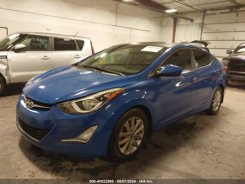 5NPDH4AE5GH710343 2016 HYUNDAI ELANTRA - Image 2