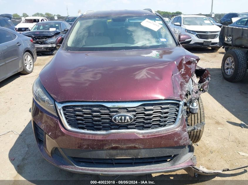 2019 Kia Sorento 2.4L Lx VIN: 5XYPG4A34KG439855 Lot: 40023018