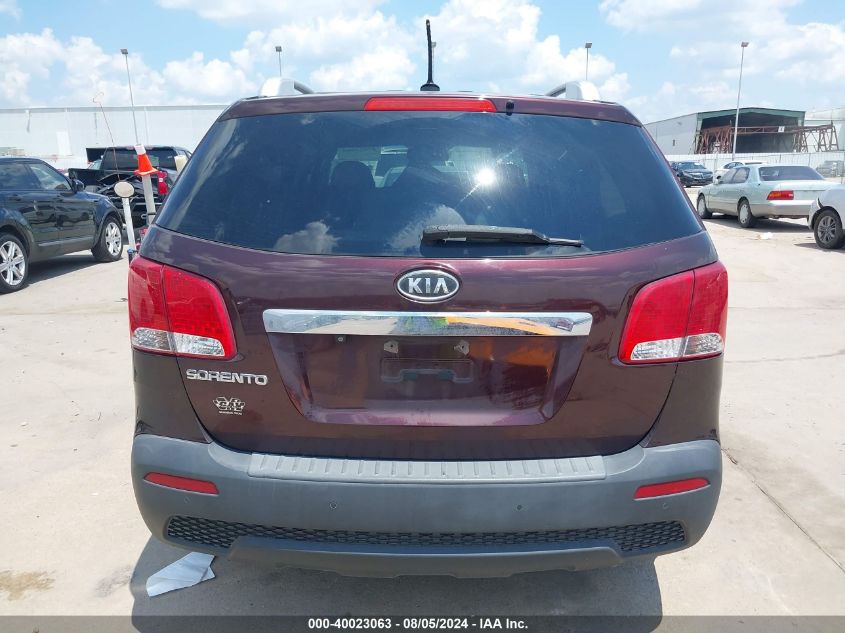 2013 Kia Sorento Lx VIN: 5XYKT3A68DG391449 Lot: 40023063