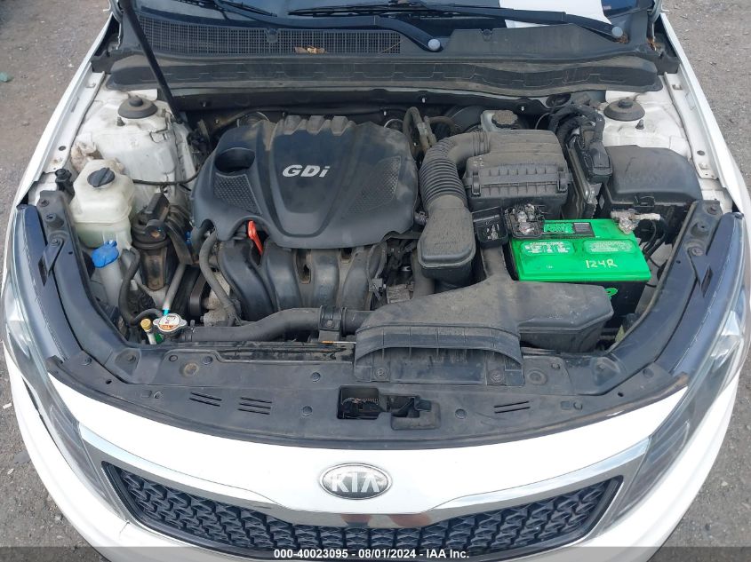 2013 Kia Optima Lx VIN: 5XXGM4A74DG236001 Lot: 40023095