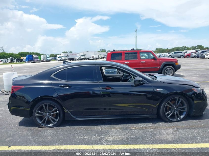 2018 Acura Tlx Tech A-Spec Pkgs VIN: 19UUB2F65JA002553 Lot: 40023121