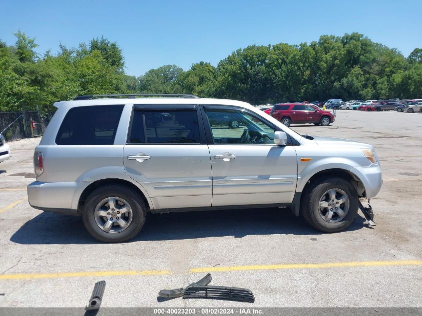 2007 Honda Pilot Ex VIN: 2HKYF18427H538615 Lot: 40023203