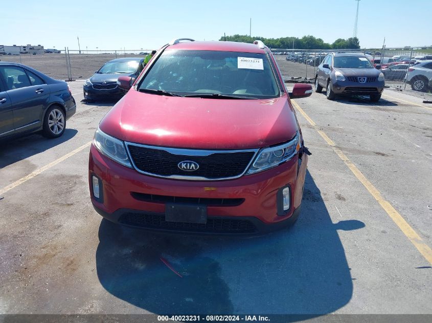 2014 Kia Sorento Lx VIN: 5XYKTCA64EG549593 Lot: 40023231