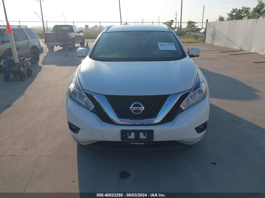 2015 Nissan Murano S/Sl/Sv/Platinum VIN: 5N1AZ2MG6FN248600 Lot: 40023258