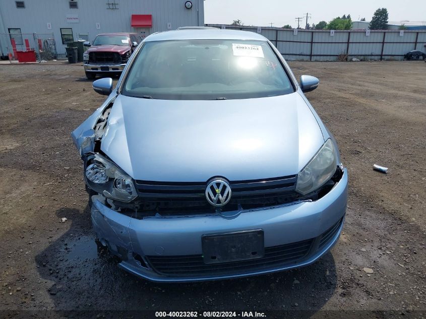 2012 Volkswagen Golf 2.5L 4-Door VIN: WVWDB7AJ2CW194351 Lot: 40023262