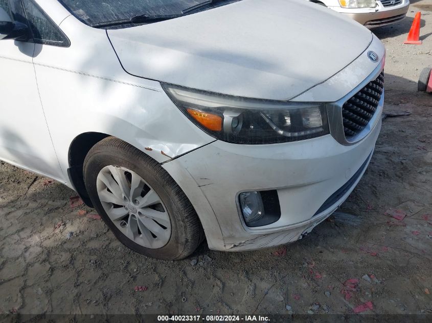 2015 Kia Sedona Ex/Sx VIN: KNDMC5C14F6044261 Lot: 40023317