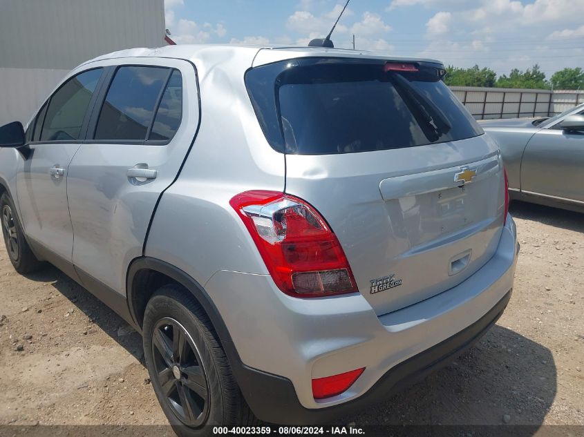 2022 Chevrolet Trax Fwd Ls VIN: KL7CJKSM3NB523169 Lot: 40023359