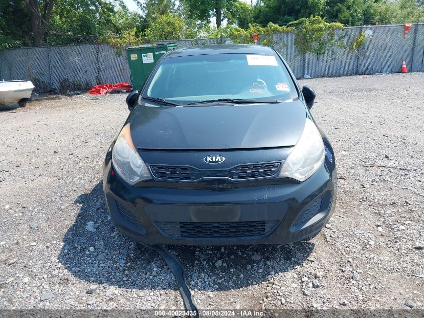 2015 Kia Rio Lx VIN: KNADM5A36F6459158 Lot: 40023435