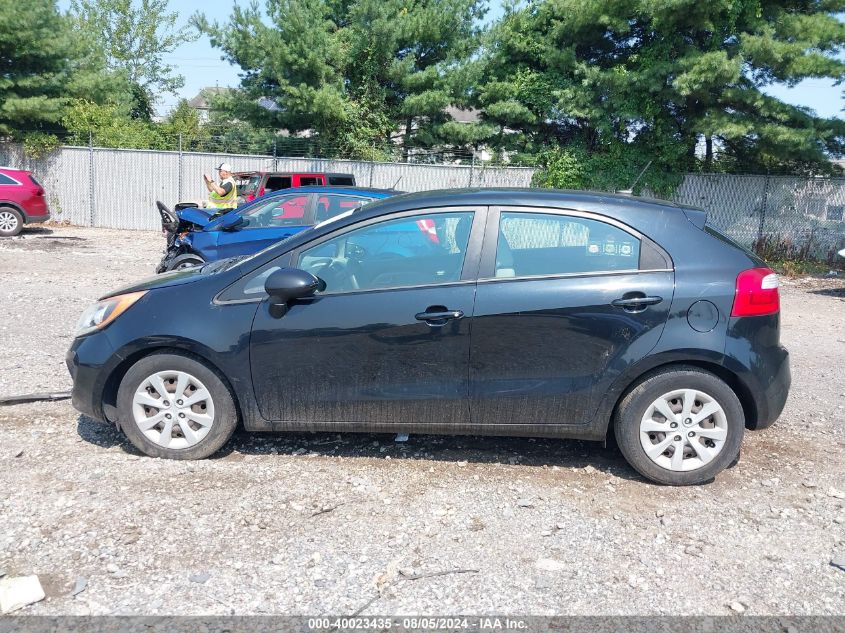 2015 Kia Rio Lx VIN: KNADM5A36F6459158 Lot: 40023435