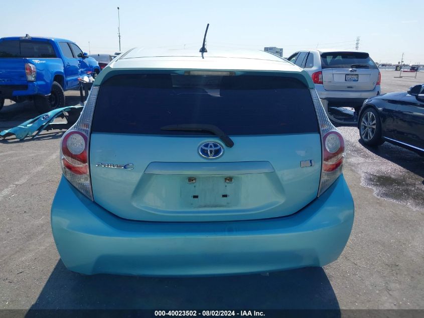 2012 Toyota Prius C Two VIN: JTDKDTB33C1000983 Lot: 40023502