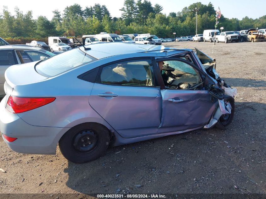 2013 Hyundai Accent Gls VIN: KMHCT4AE6DU343539 Lot: 40023531