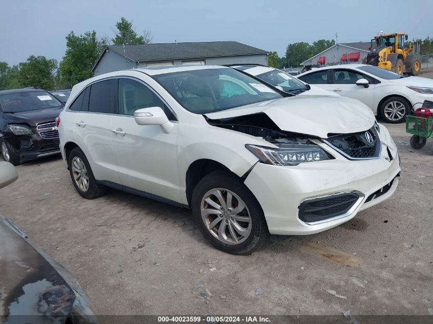 2017 Acura Rdx Technology VIN: 5J8TB4H56HL039735 Lot: 40023599