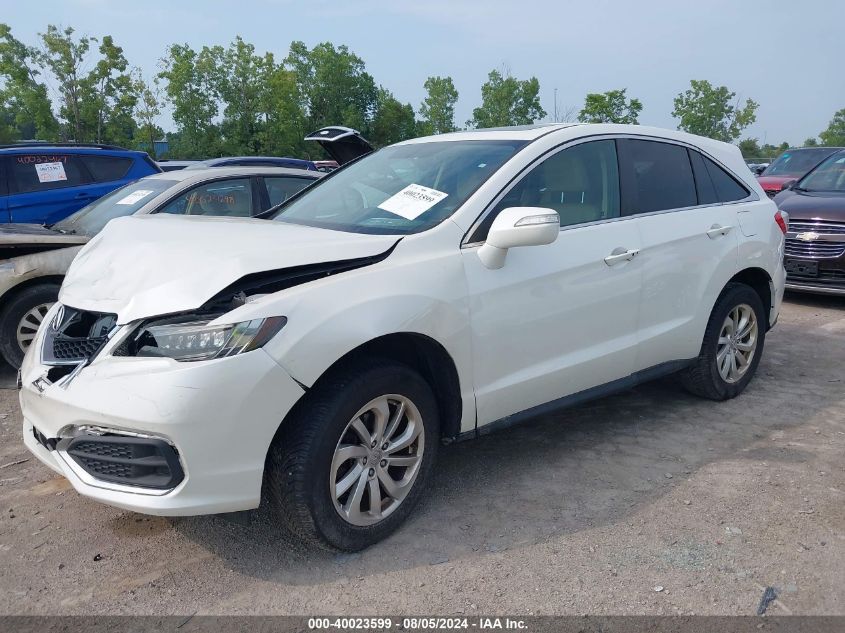 2017 Acura Rdx Technology VIN: 5J8TB4H56HL039735 Lot: 40023599