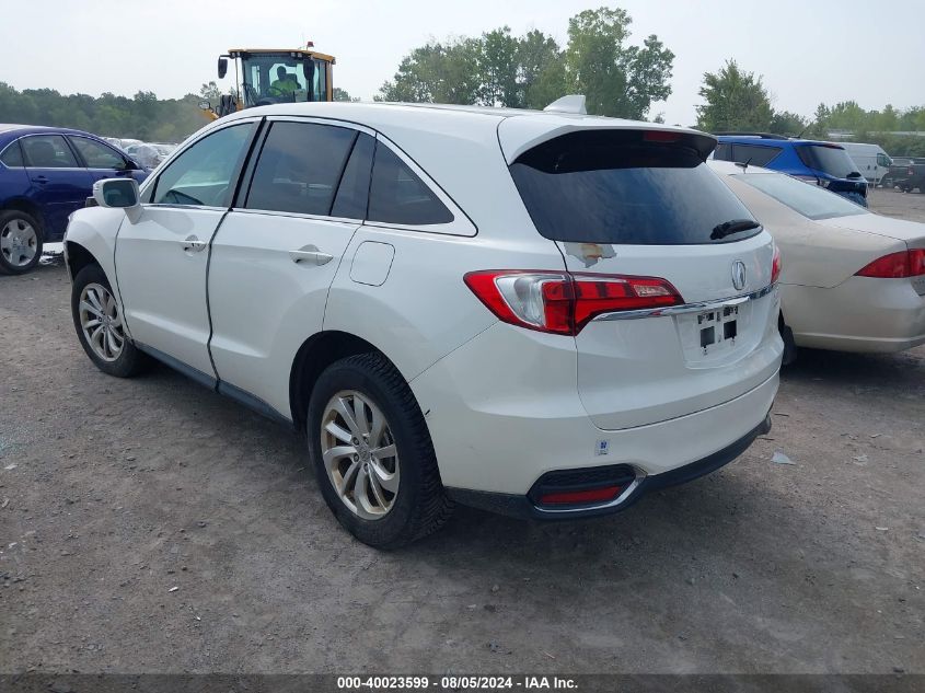 2017 Acura Rdx Technology VIN: 5J8TB4H56HL039735 Lot: 40023599