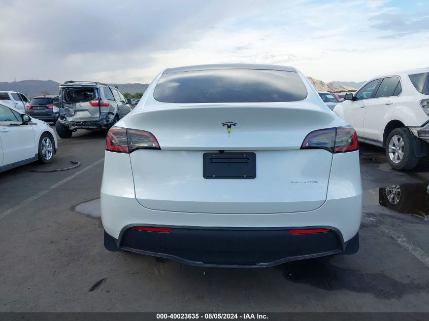 2023 Tesla Model Y Awd/Long Range Dual Motor All-Wheel Drive VIN: 7SAYGDEE3PF792623 Lot: 40023635