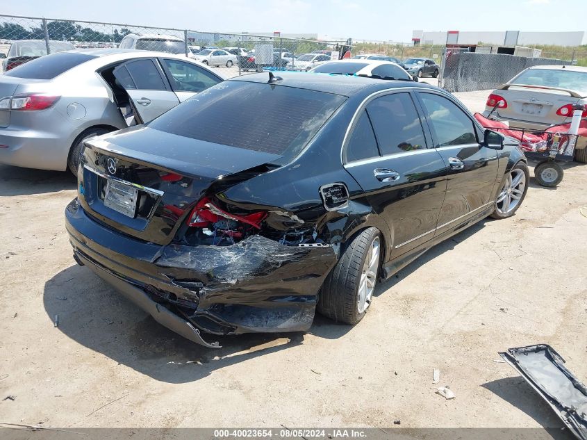 2013 Mercedes-Benz C 250 Luxury/Sport VIN: WDDGF4HB3DA791124 Lot: 40023654