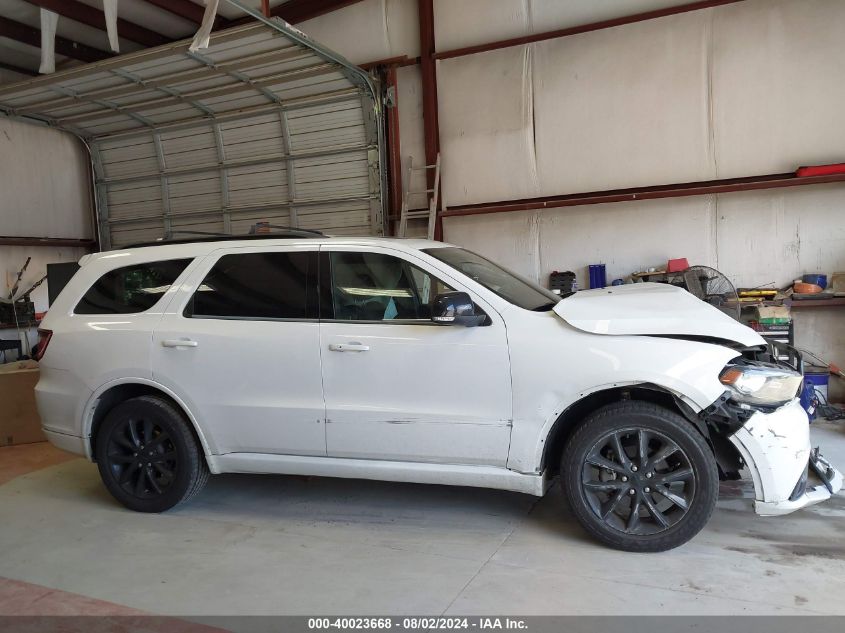 2018 Dodge Durango Gt Awd VIN: 1C4RDJDG7JC360004 Lot: 40023668