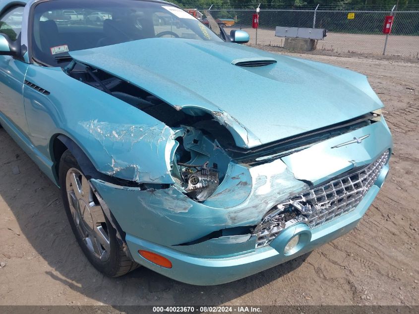 2002 Ford Thunderbird VIN: 1FAHP60A82Y127292 Lot: 40023670