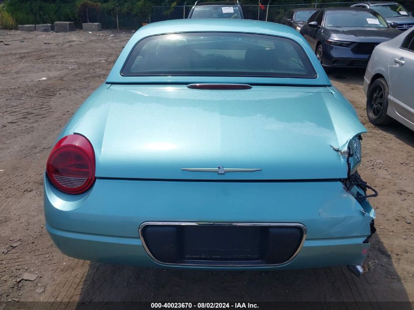 2002 Ford Thunderbird VIN: 1FAHP60A82Y127292 Lot: 40023670