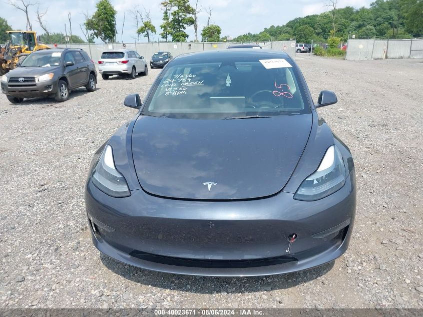 2022 Tesla Model 3 Rear-Wheel Drive VIN: 5YJ3E1EA6NF118214 Lot: 40023671