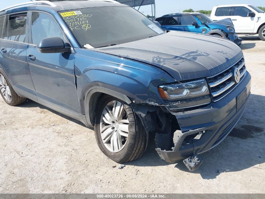 2019 Volkswagen Atlas 3.6L V6 Se W/Technology VIN: 1V2WR2CA6KC551713 Lot: 40023726