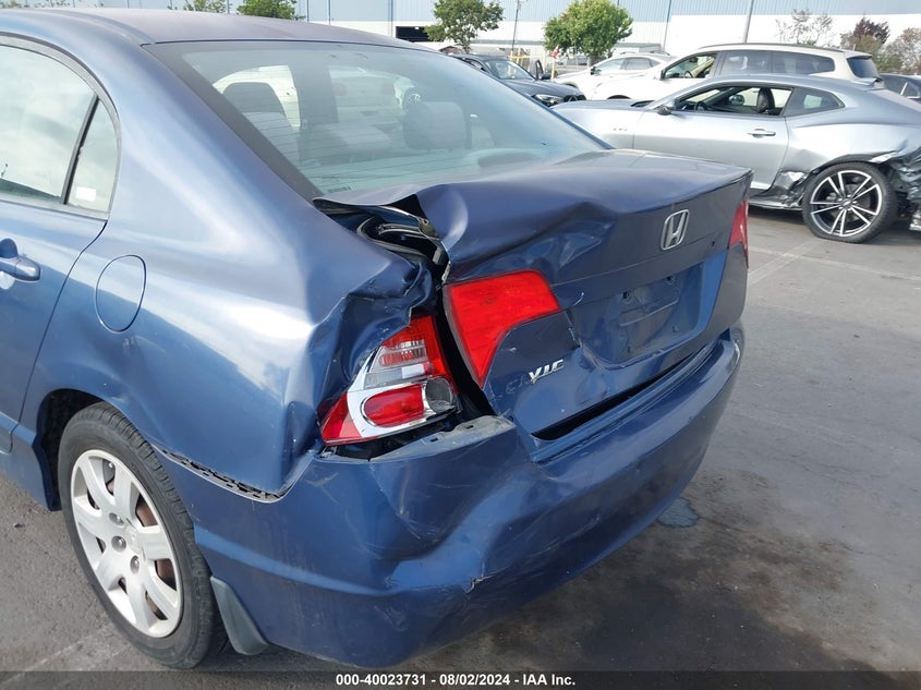 2008 Honda Civic Lx VIN: 2HGFA16588H526305 Lot: 40023731