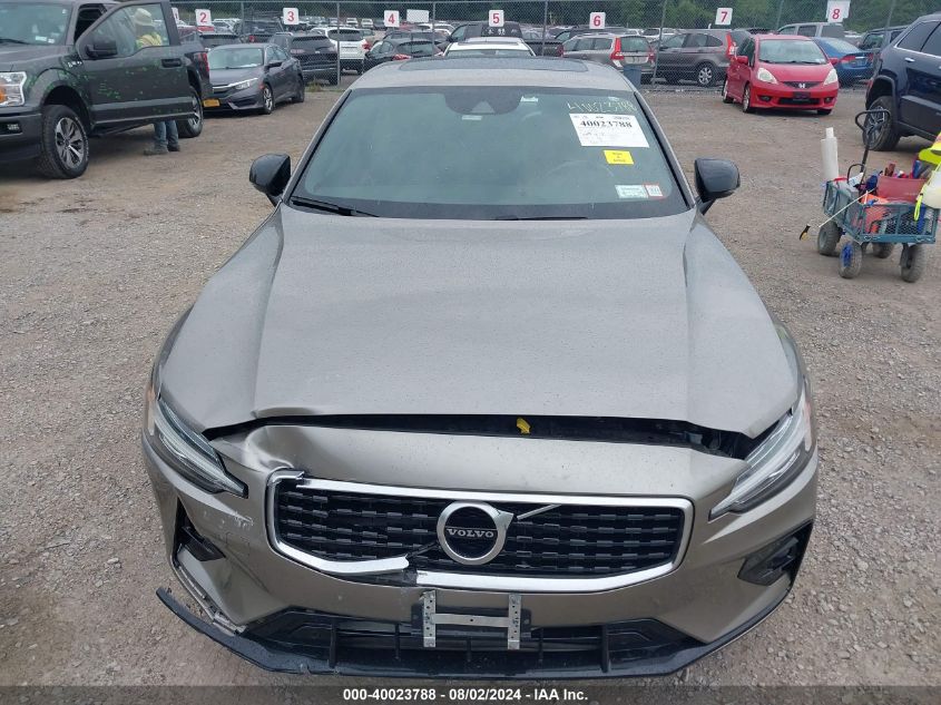 2019 Volvo S60 T6 R-Design VIN: 7JRA22TM9KG015486 Lot: 40023788