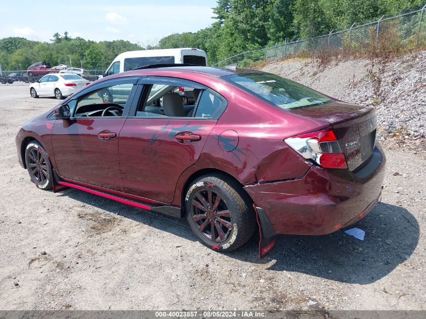 2012 Honda Civic Ex VIN: 19XFB2F82CE050567 Lot: 40023857