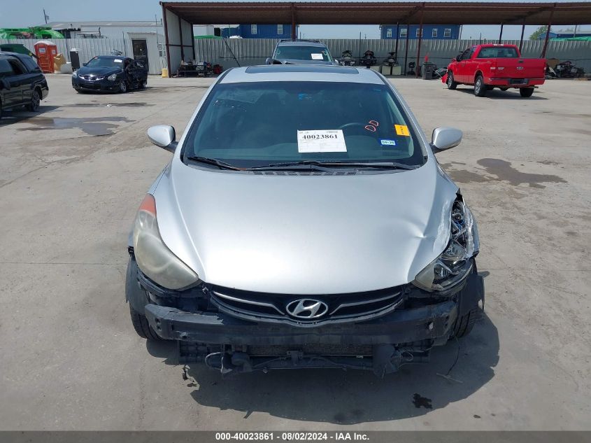 2012 Hyundai Elantra Limited (Ulsan Plant) VIN: KMHDH4AEXCU341412 Lot: 40023861