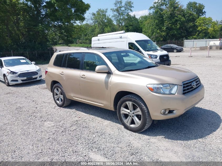 2009 Toyota Highlander Sport VIN: JTEES43A292136039 Lot: 40023905