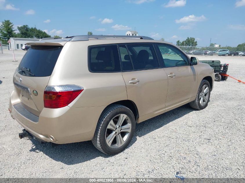 2009 Toyota Highlander Sport VIN: JTEES43A292136039 Lot: 40023905