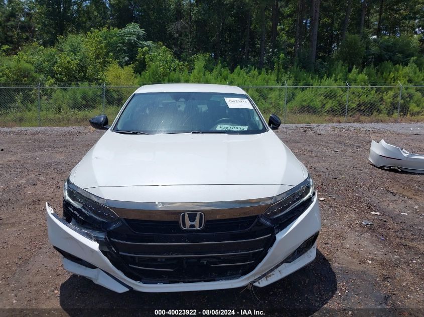 2022 Honda Accord Sport Special Edition VIN: 1HGCV1F48NA091519 Lot: 40023922