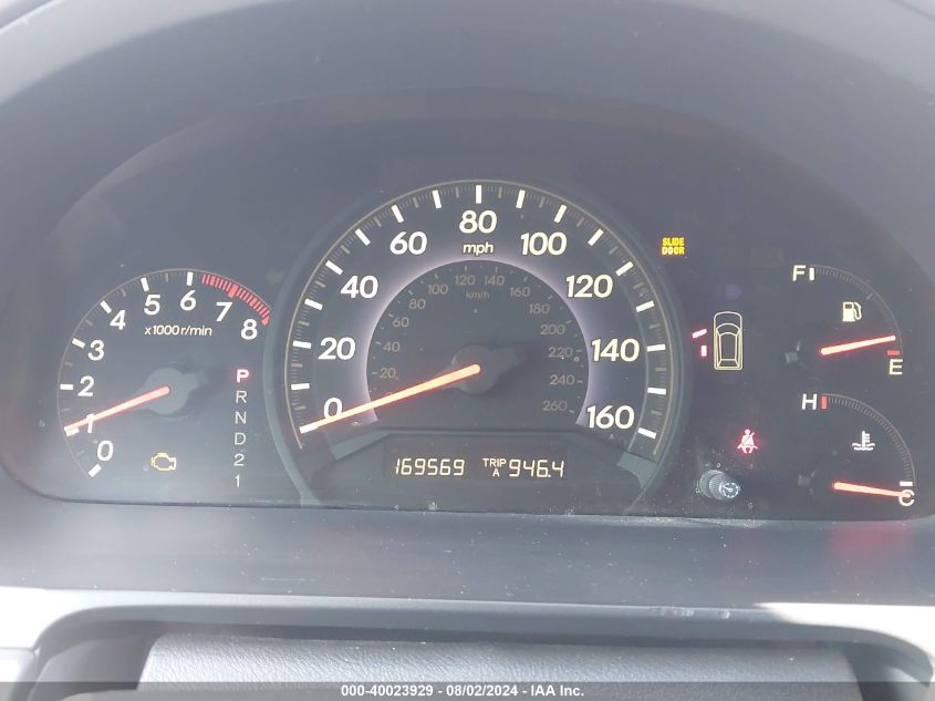 2010 Honda Odyssey Ex-L VIN: 5FNRL3H65AB001964 Lot: 40023929