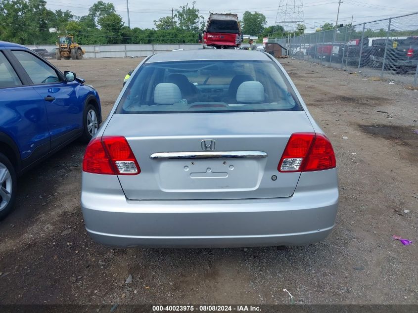 2003 Honda Civic Ex VIN: 2HGES26783H536132 Lot: 40023975