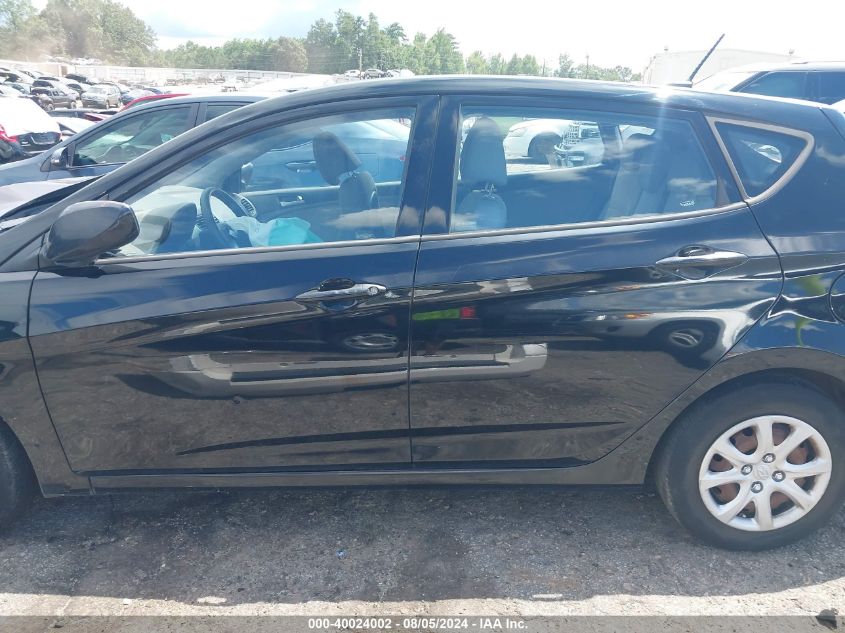 2012 Hyundai Accent Gs VIN: KMHCT5AE6CU004803 Lot: 40024002