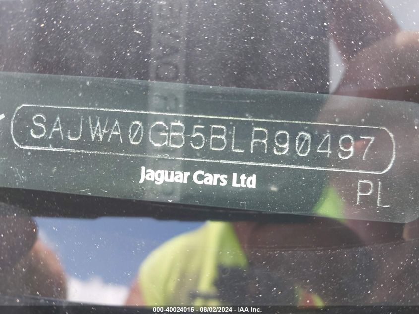 2011 Jaguar Xf Premium VIN: SAJWA0GB5BLR90497 Lot: 40024015