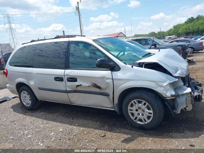 2005 Dodge Grand Caravan Se VIN: 1D4GP24R25B142881 Lot: 40024031