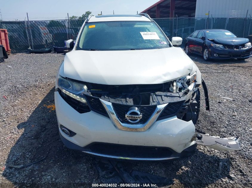 2015 Nissan Rogue Sl VIN: 5N1AT2MV2FC829071 Lot: 40024032