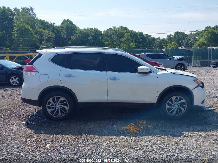 2015 Nissan Rogue Sl VIN: 5N1AT2MV2FC829071 Lot: 40024032