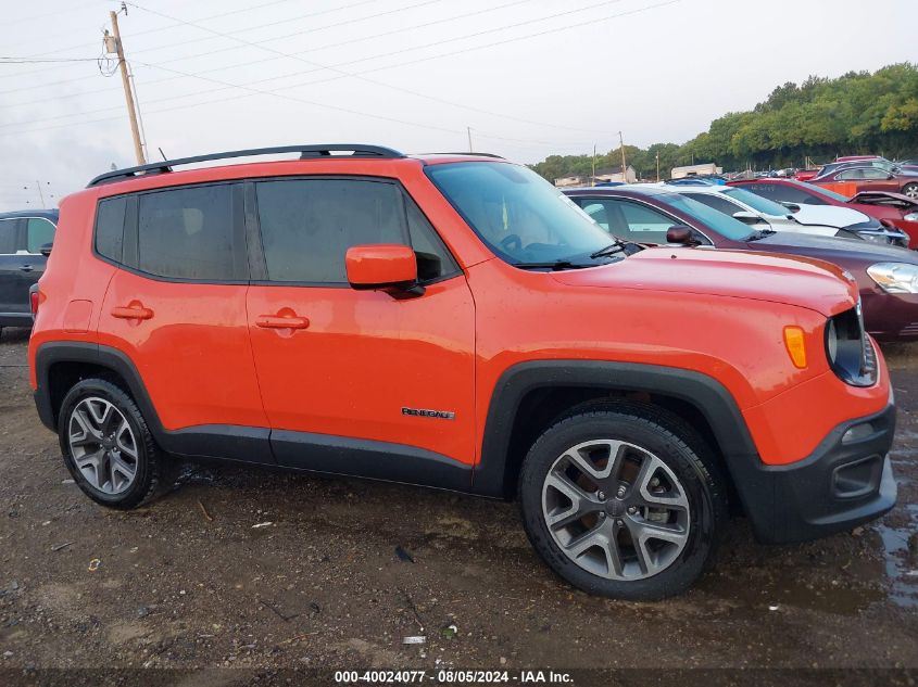 2016 Jeep Renegade Latitude VIN: ZACCJABT7GPD60314 Lot: 40024077