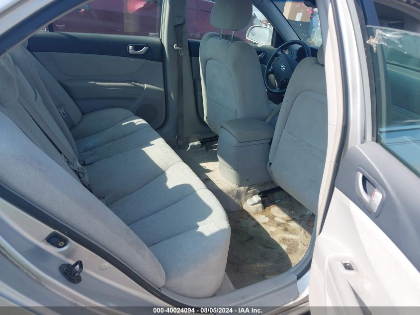 5NPEU46F47H184093 2007 Hyundai Sonata Limited/Se V6